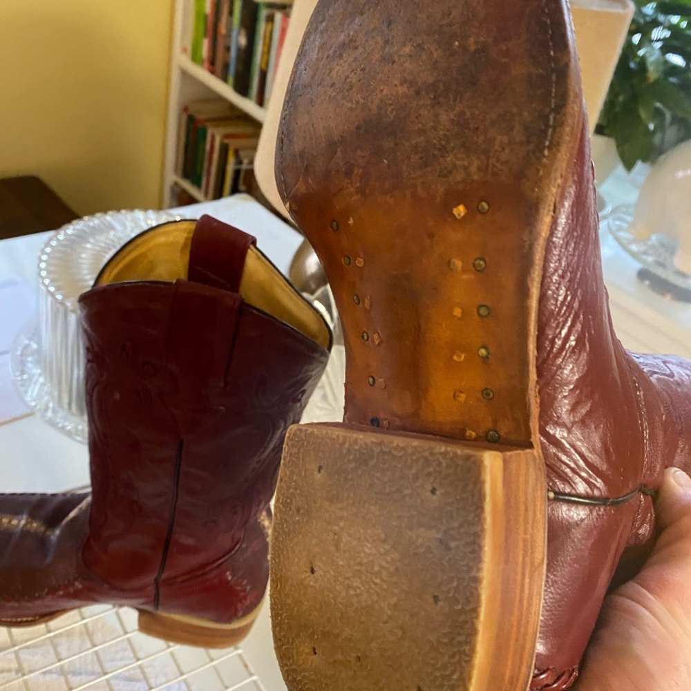 Hand made cowboy boots - Picture 8 of 10